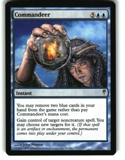 Magic the Gathering - Coldsnap Commandeer 2006 29 Rare - Image 1