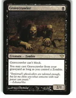 Magic the Gathering - Dark Ascension Gravecrawler 2012 64 Rare - Image 1