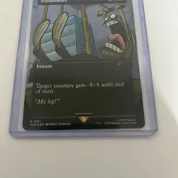 MTG Dismember #7011 Rainbow Foil Rare Secret Lair Drop Series SpongeBob Mtg - Image 2