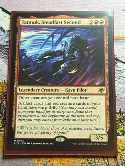 Near Mint, English - 1 x MTG Tannuk, Steadfast Second Edge of Eternities - Image 5