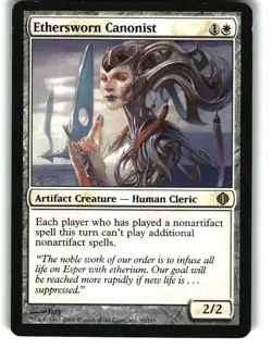 Magic the Gathering - Shards of Alara Ethersworn Canonist 2008 10 Rare - Image 1
