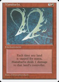 Manabarbs - 4th Edition - Magic the Gathering MTG - Image 1