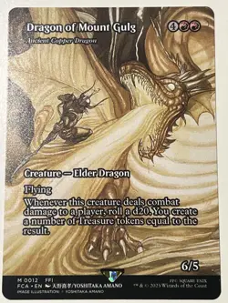 MTG Ancient Copper Dragon 0012 Final Fantasy: Thruogh The Ages - Image 1