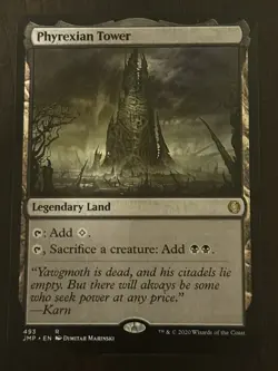 Magic The Gathering - Phyrexian Tower - Near Mint From Jumpstart Set - Image 1