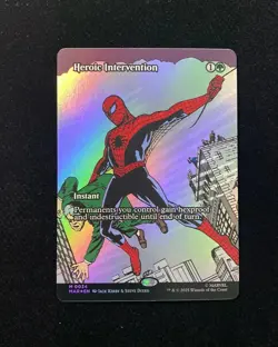 2025 Magic The Gathering MTG MAR EN #M 0034 Borderless Heroic Intervention GAV - Image 1