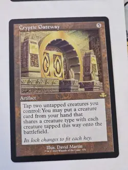 MTG - Cryptic Gateway Retro Frame - Dominaria Remastered - Image 1