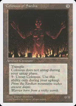 Colossus of Sardia - 4th Edition - Magic the Gathering MTG - Image 1