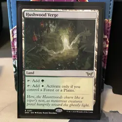 Hushwood Verge Duskmourn: House of Horror Regular NM #0261 - Image 1