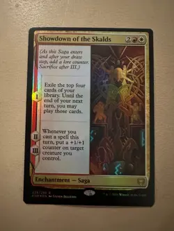 MTG - Showdown of the Skalds FOIL - Kaldheim - NM - Image 1