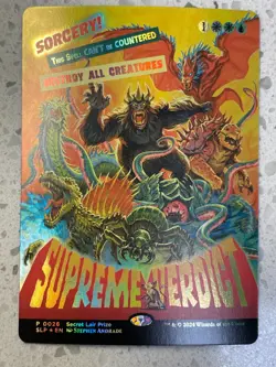 MTG SLP 0026 Supreme Verdict - Secret Lair Showdown NM EN FOIL - Image 1