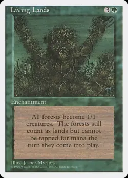 Living Lands - 4th Edition - Magic the Gathering MTG - Image 1