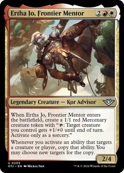 NM Foil Ertha Jo, Frontier Mentor, MTG, OTJ, Magic the Gathering, 203 - Image 1
