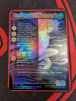 Magic The Gathering - Terra, Magical Adept #323 Borderless Foil Final Fantasy NM - Image 2