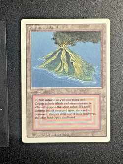 Volcanic Island Magic the Gathering Revised Edition Dual Land - Image 1
