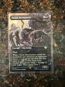 Orcish Bowmasters (Borderless) Universes Beyond: the Lord of the Rings MTG (LOOK - Image 1