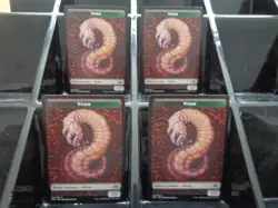 MTG Worm/Aven Initiate Token 4 pack from Double Msters 2022 - Image 1