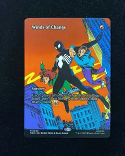 2025 Magic The Gathering MTG EN #M 0030 Borderless Winds of Change GAV - Image 1