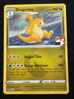 Pokemon Dragonite Promo 131/195 Prize Pack Series 3 Play Stamp in NM condition! - Image 1