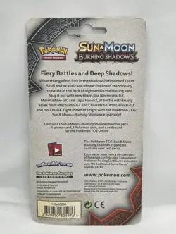 Pokemon Sun & Moon Burning Shadows Checklane Blister Pack (Jangmo-o) Sealed - Image 4