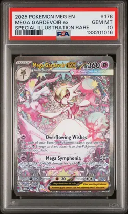2025 POKEMON MEG EN-MEGA EVOLUTION #178 MEGA GARDEVOIR EX PSA 10 - Image 1