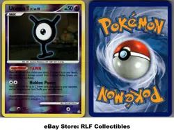 2008 Pokemon, D&P Legends Awakened, #81/146 Unown (Y) Lv. 15, Reverse Holo UC - Image 1