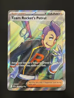 Pokemon TEAM ROCKET'S PETREL 226/182 - Destined Rivals - RARE FULL ART - MINT - Image 1