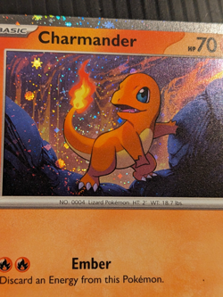 2 SWIRL Pokemon TCG Charmander 047 Cosmos Holo Black Star Promo NM - Image 3