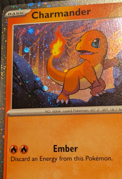 2 SWIRL Pokemon TCG Charmander 047 Cosmos Holo Black Star Promo NM - Image 5