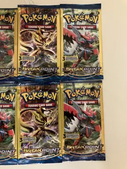 10x LOT XY BREAKPOINT 3 Card Pokemon BOOSTER PACKS Sealed NEW For Collectors - Image 4