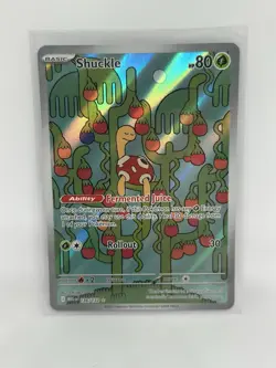 Pokemon TCG Shuckle 136/132 Mega Evolutions Illustration Rare - Image 1