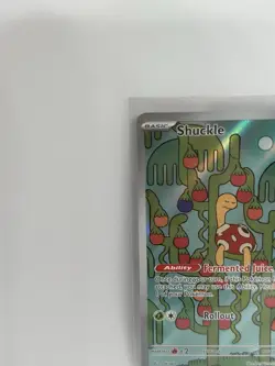 Pokemon TCG Shuckle 136/132 Mega Evolutions Illustration Rare - Image 3