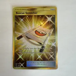 Rescue Stretcher (Secret) 165/147 Sun & Moon Burning Shadows Holo Pokemon TCG LP - Image 1