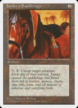 Jandor's Saddlebags - 4th Edition - Magic the Gathering MTG - Image 1