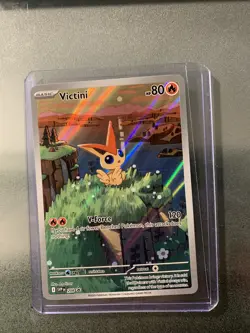 Pokemon TCG Victini Black Star Promo SVP208 Black Bolt White Flare 208 - Image 1