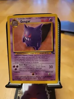 Pokemon Gengar TCG 20/62 Fossil Set Non-Holo Rare Unlimited, 1999 Mint/Near Mint - Image 1