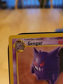 Pokemon Gengar TCG 20/62 Fossil Set Non-Holo Rare Unlimited, 1999 Mint/Near Mint - Image 3