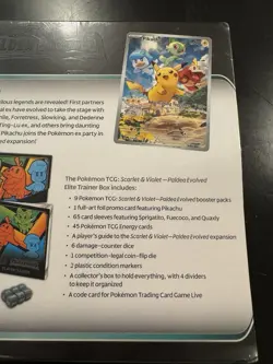 Pokemon S&V Paldea Evolved Elite Trainer Box (ETB) - New, Factory Sealed - Image 4