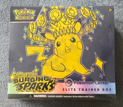 Pokemon TCG: Surging Sparks Pokemon Center ETB Sealed W/Protector - Image 1