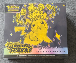 Pokemon TCG: Surging Sparks Pokemon Center ETB Sealed W/Protector - Image 5