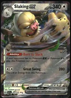 Pokemon - Surging Sparks Slaking Ex 2024 147/191 Double Rare - Image 1