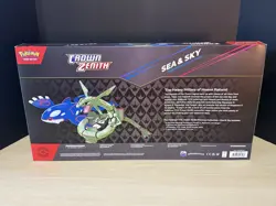 POKEMON CROWN ZENITH SEA & SKY PREMIUM COLLECTION BOX FACTORY SEALED - Image 2