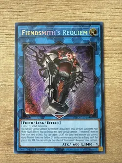 Yu-Gi-Oh! Fiendsmith's Requiem INFO-EN046 1st Edition Secret Rare NM - Image 1