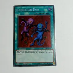 Yugioh Delinquent Duo LCKC-DE101 EN101 Secret Rare 1st Edition German LP - Image 1