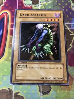 Yugioh! 1x Dark Assailant/ assassin - SDK-015 - Common - 1st Edition LP/MP - Image 1