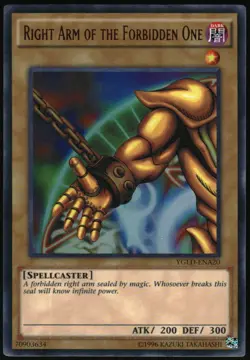 Yu-Gi-Oh! - Right Arm of the Forbidden One 2015 YGLD-ENA20 Ultra Rare Unlimited - Image 1