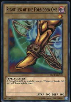 Yu-Gi-Oh! - Right Leg of the Forbidden One 2015 YGLD-ENA18 Ultra Rare Unlimited - Image 1
