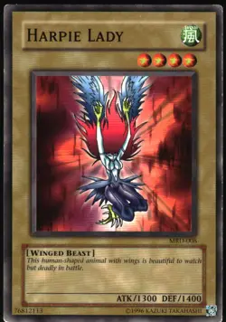 Yu-Gi-Oh! - Metal Raiders Harpie Lady 2002 MRD-008 Common Unlimited - Image 1