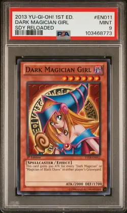 Yu-Gi-Oh! - Dark Magician Gril 2013 YSYR-EN011 PSA 9 1st Edition - Image 1