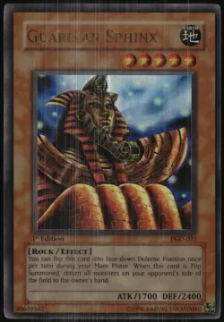 Yu-Gi-Oh! - Pharaonic Guardian Guardian Sphinx 2003 PGD-025 1st Edition - Image 1