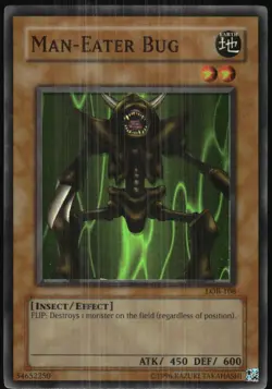 Yu-Gi-Oh! - Legends of Blue Eyes White Dragon Man-Eater Bug 2002 LOB-108 - Image 1